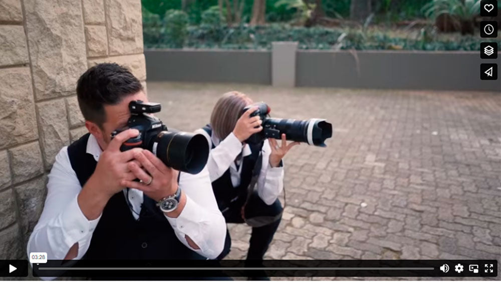 Load video: ChilliPix Wedding Photography - This is us behind the scenes. Experience it again